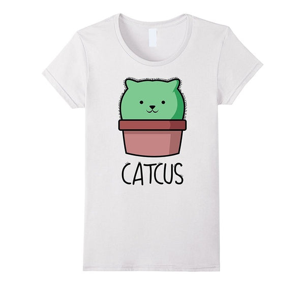 Catcus Funny Cactus Kitten Pun T Shirt Only Cat Shirts