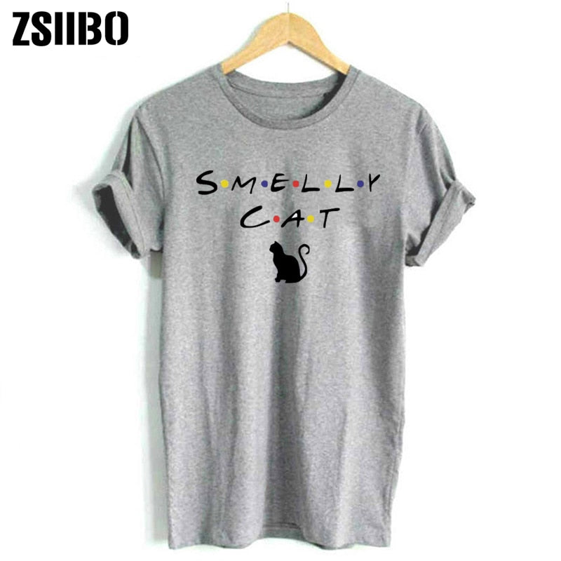 Smelly Cat Printed T Shirt Only Cat Shirts